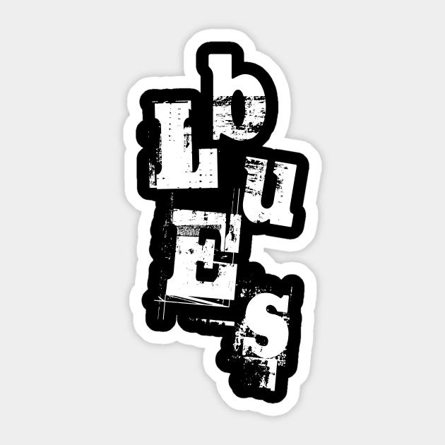 blues logo design Sticker by lkn